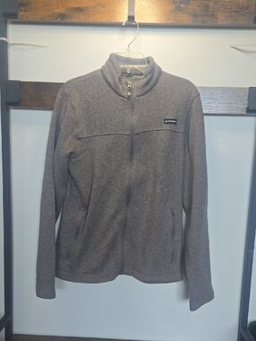 Men's Full‑Zip Brown Fleece Jacket